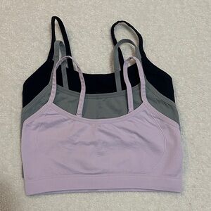 Wireless Scoop Neck Bralettes SET OF 3
